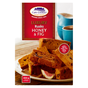 Cape Cookies Rusk Honey & Fig 450g