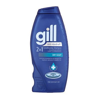 Gill 2 in 1 Dry Scalp Shampoo 400ml