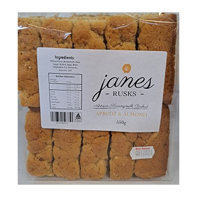 Janes Rusks - Apricot and Almond