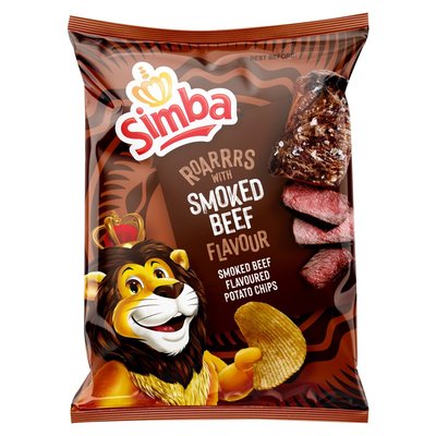 Simba Chips Smoked Beef 125g - BB: 22/02/2024